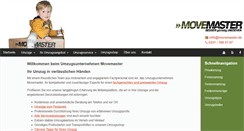Desktop Screenshot of movemaster.de